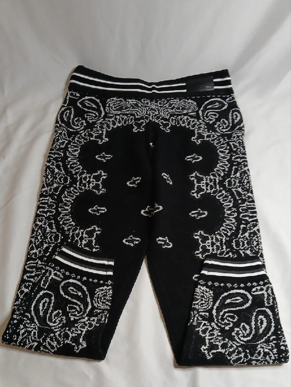 AMIRI Black Bandana-Print Jogger Pants